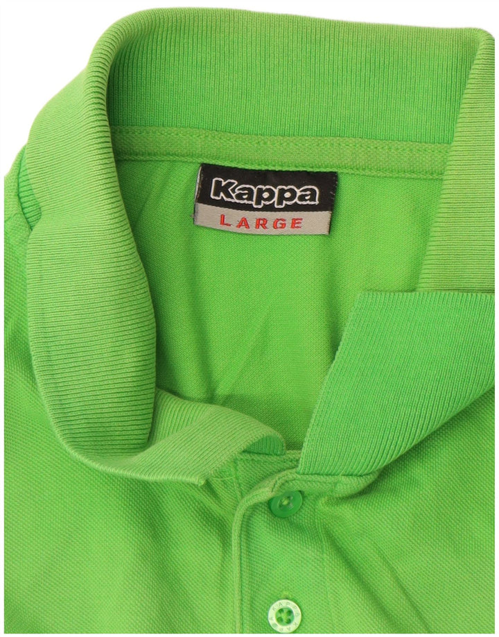 KAPPA Mens Polo Shirt Large Green