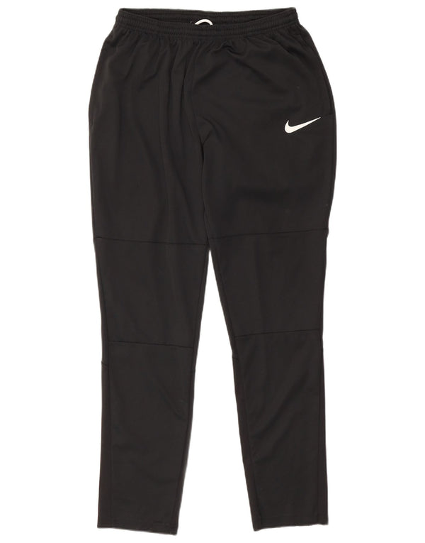Nike Mens Dri Fit Tracksuit Trousers Medium Black Polyester