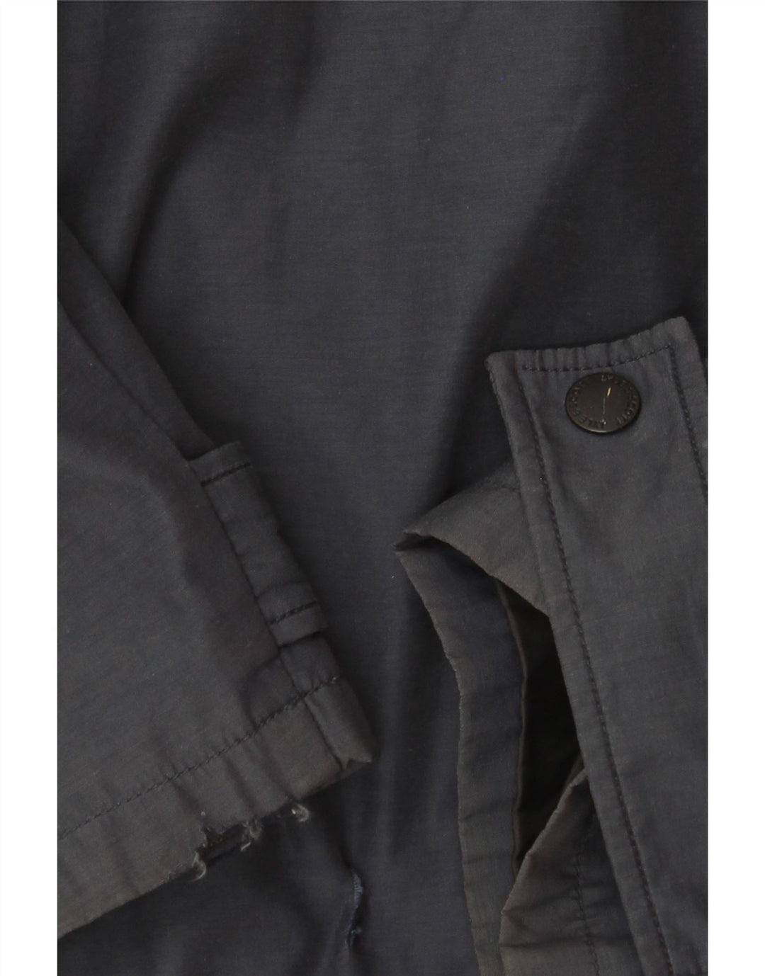 LYLE & SCOTT Mens Hooded Windbreaker Jacket UK 40 Large Navy Blue Nylon