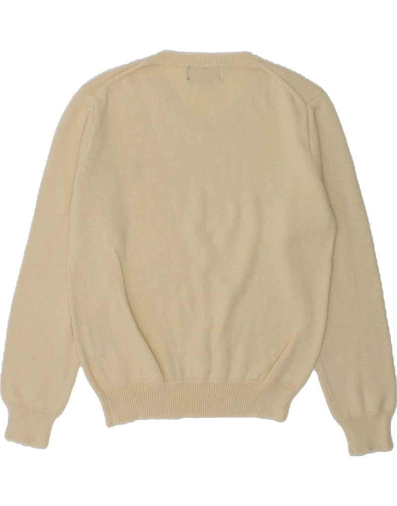 POLO RALPH LAUREN Boys V-Neck Jumper Sweater 5-6 Years Beige Cotton | Vintage Polo Ralph Lauren | Thrift | Second-Hand Polo Ralph Lauren | Used Clothing | Messina Hembry 