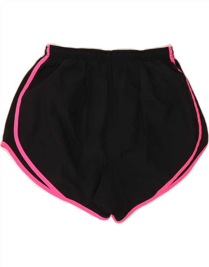 NIKE Womens Dri Fit Sport Shorts UK 12 Medium Black Polyester Vintage Nike and Second-Hand Nike from Messina Hembry 