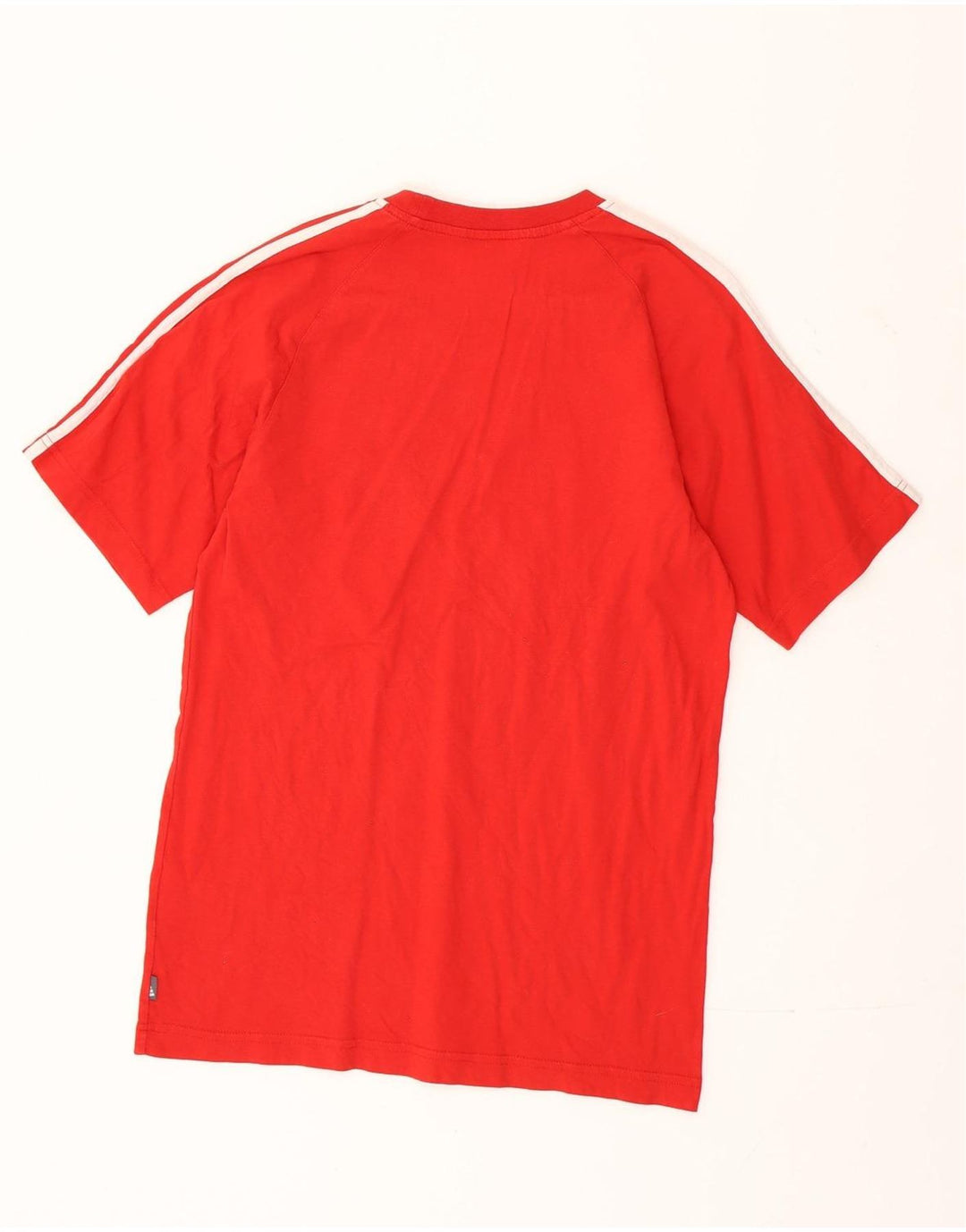 Adidas Mens T-Shirt Top Small Red Cotton