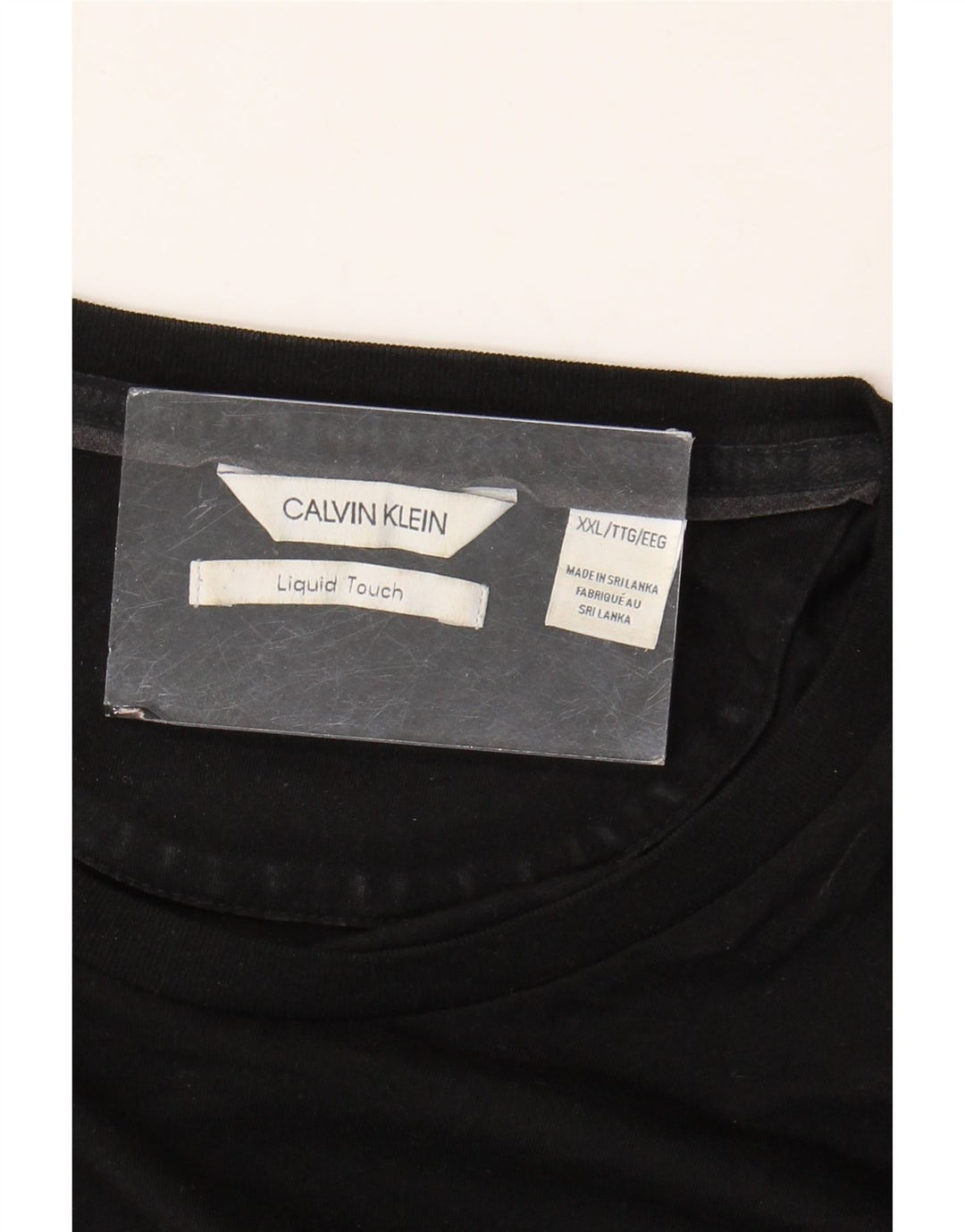 Calvin Klein Mens T-Shirt Top 2XL Black