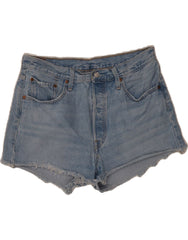 LEVI'S Womens 501 Denim Shorts W32 Large  Blue Cotton