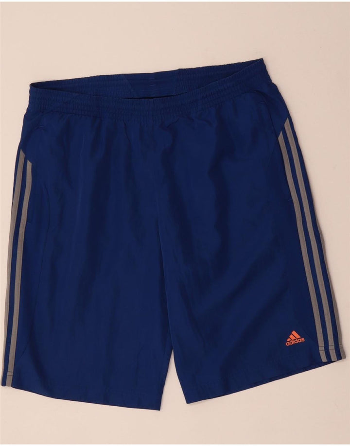 ADIDAS Mens Climacool Sport Shorts Large Blue Polyester