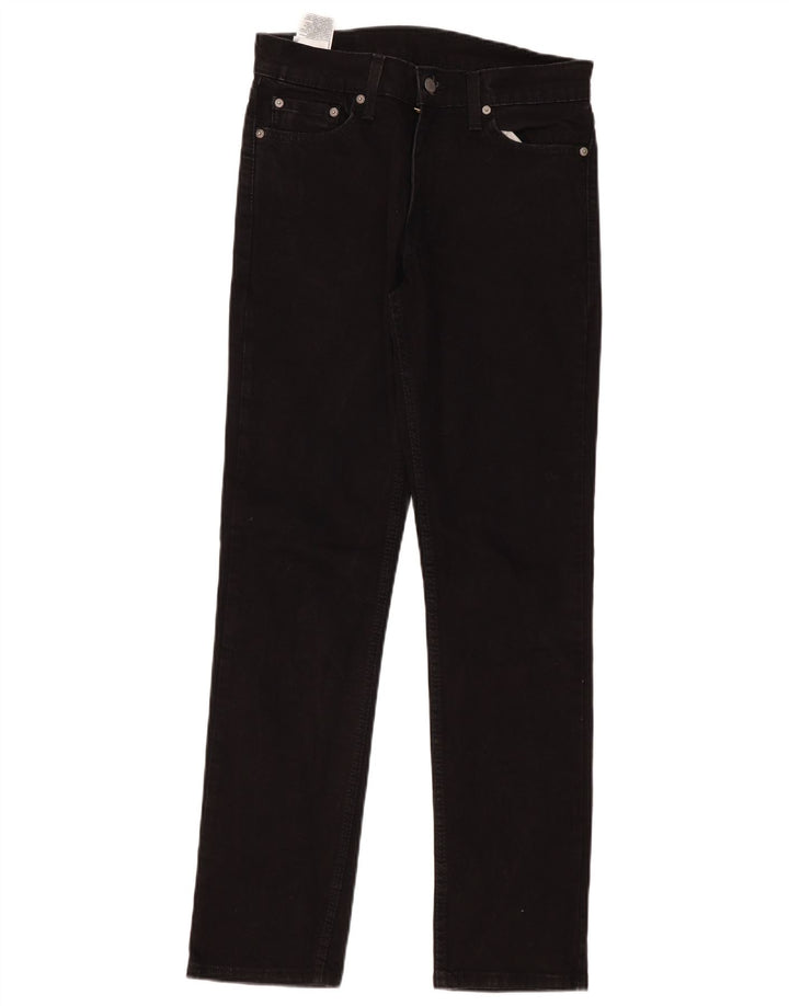 Levi's Mens 511 Slim Jeans W30 L32 Black Cotton
