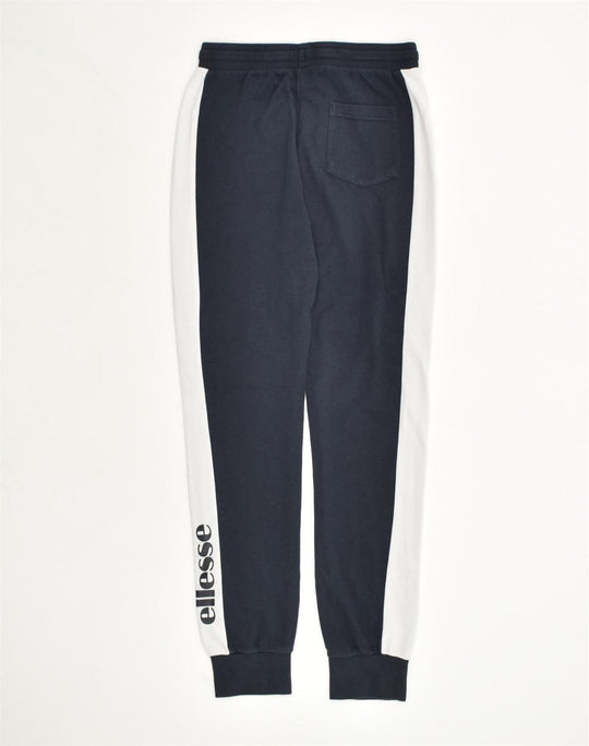 ELLESSE Boys Tracksuit Trousers Joggers 11 12 Years Navy Blue