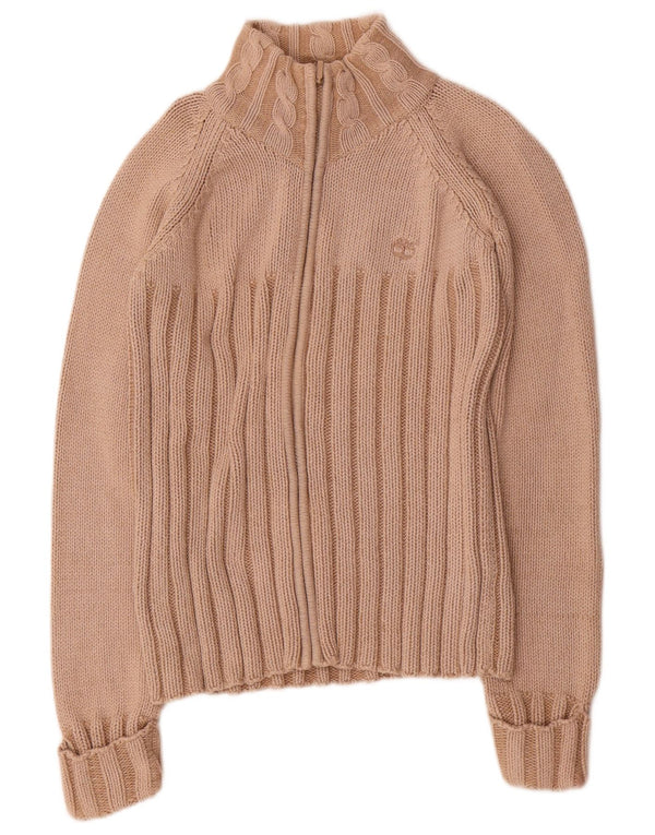 Timberland Boys Cardigan Sweater 15-16 Years Beige Cotton