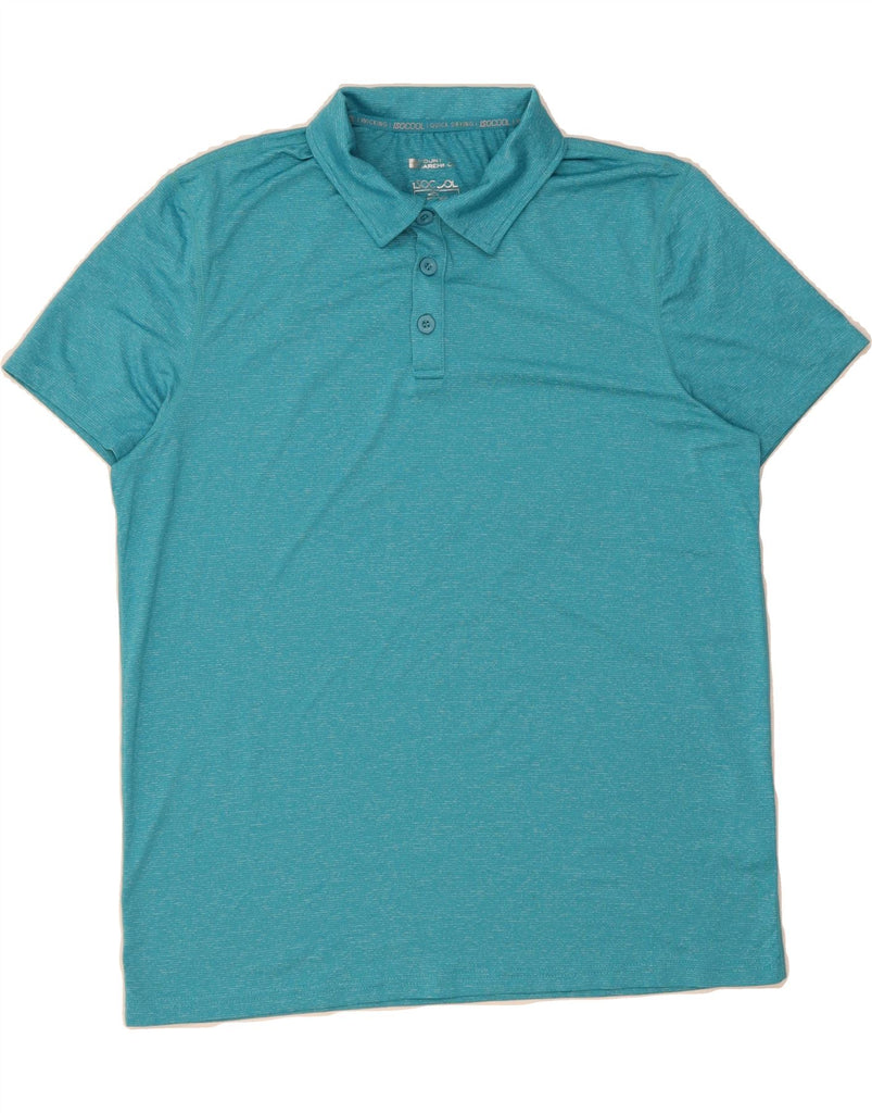 MOUNTAIN WAREHOUSE Mens Polo Shirt Medium Blue Nylon Vintage Mountain Warehouse and Second-Hand Mountain Warehouse from Messina Hembry 