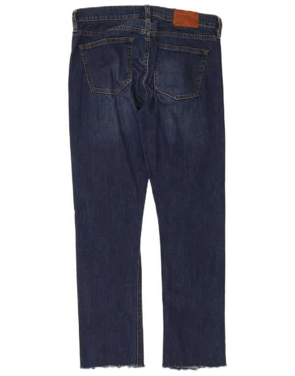 J. Crew Mens Matchstick Straight Jeans W28 L28 Blue Cotton