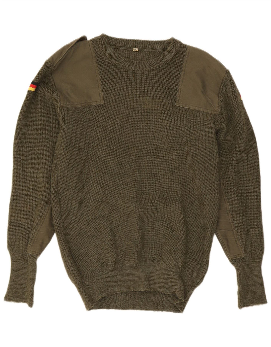 Vintage Mens Crew Neck Jumper Sweater IT 48 Small Green Army