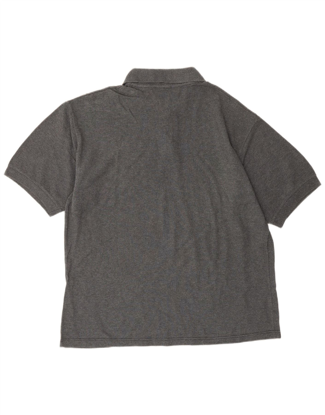 ASICS Mens Polo Shirt Large Grey Cotton