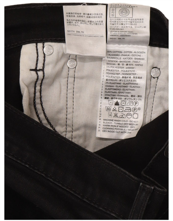 Levi's Mens 512 Slim Tapered Jeans W33 L32 Grey Cotton