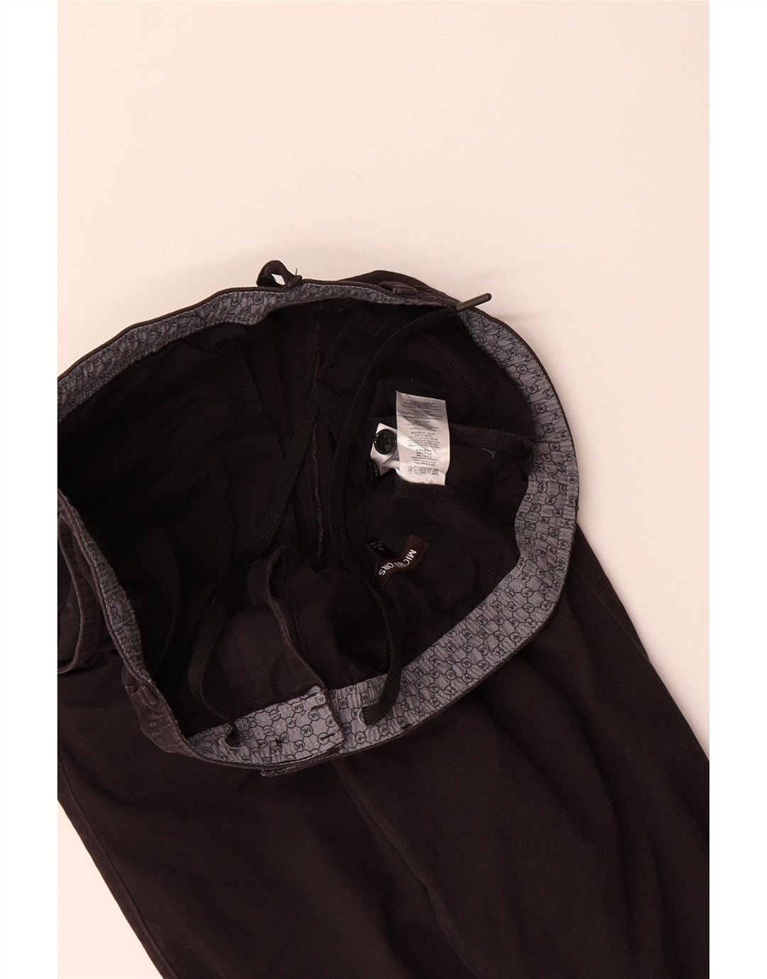 MICHAEL KORS Mens Slim Chino Trousers XL  Black Cotton Vintage Michael Kors and Second-Hand Michael Kors from Messina Hembry 