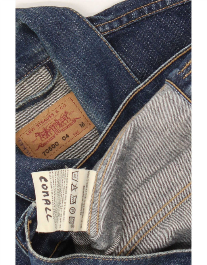 Levi's Mens Denim Jacket UK 38 Medium Navy Blue Cotton