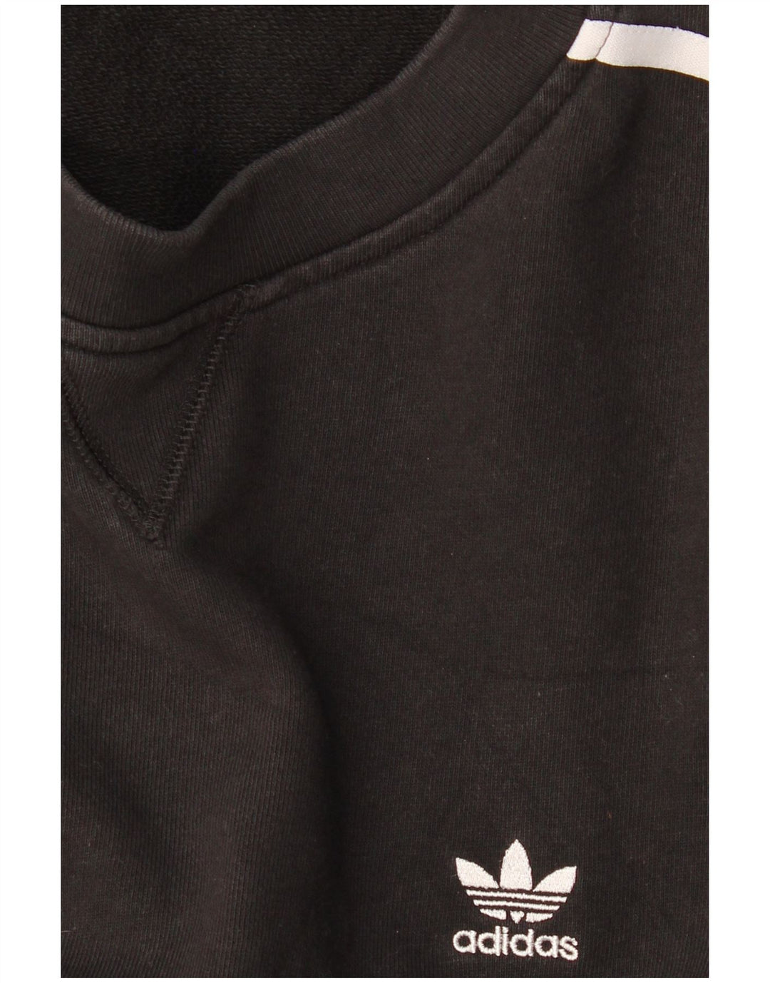 Adidas Womens Oversized Sweatshirt Jumper UK 22 3XL Black