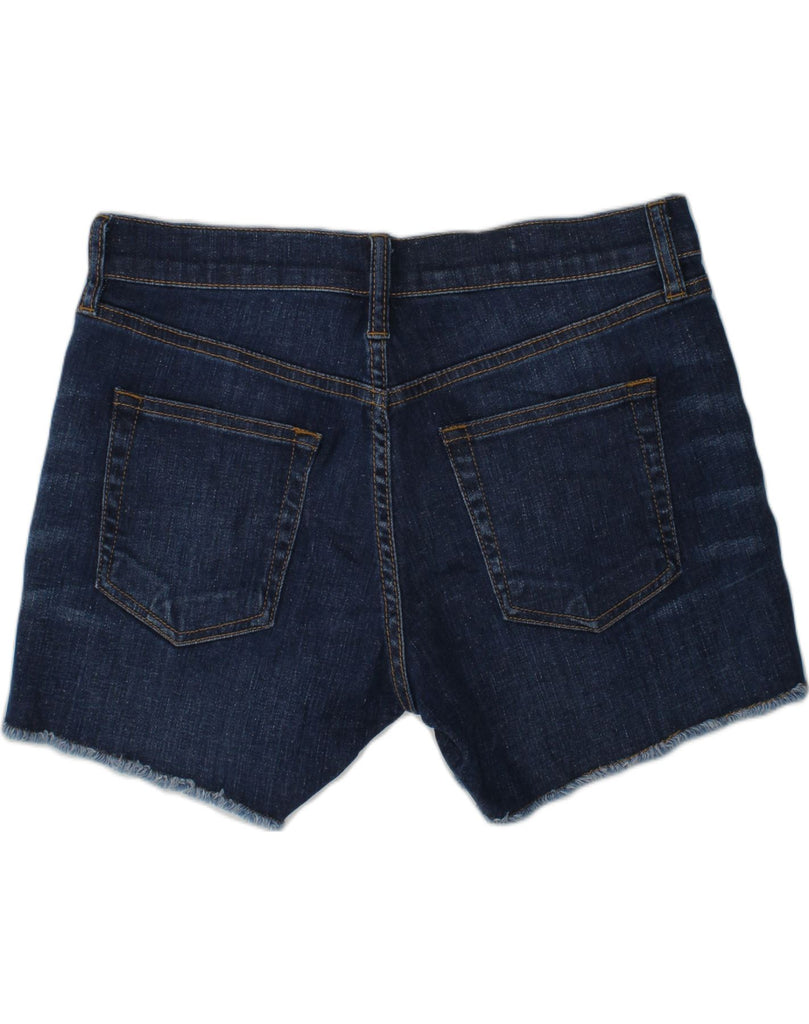 J. CREW Womens Low Waist Denim Shorts W26 Small  Navy Blue Cotton | Vintage J. Crew | Thrift | Second-Hand J. Crew | Used Clothing | Messina Hembry 