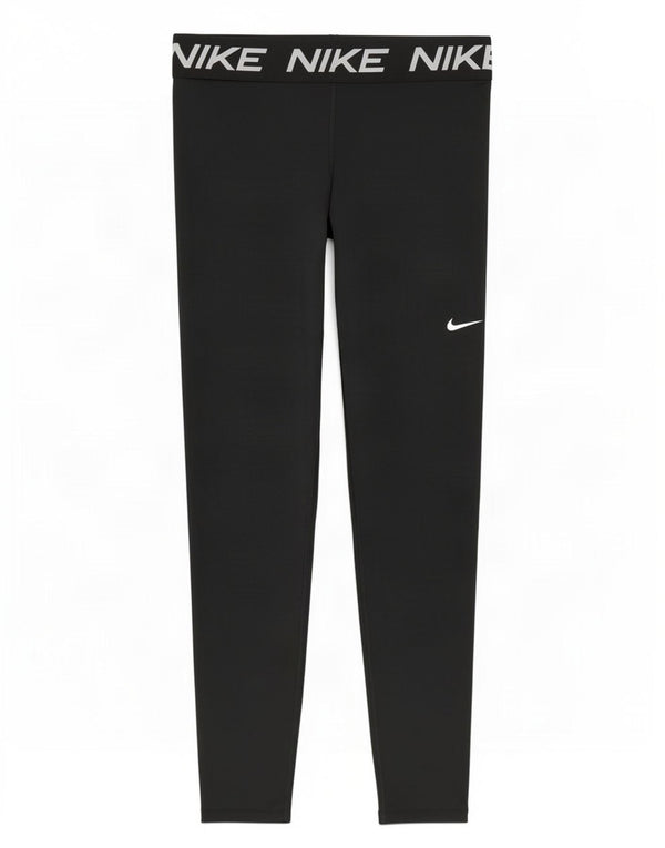 Nike Womens Graphic Leggings UK 14 Large Black