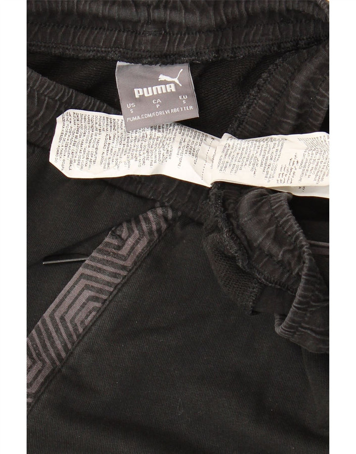 Puma Mens Sport Shorts Small  Black Cotton