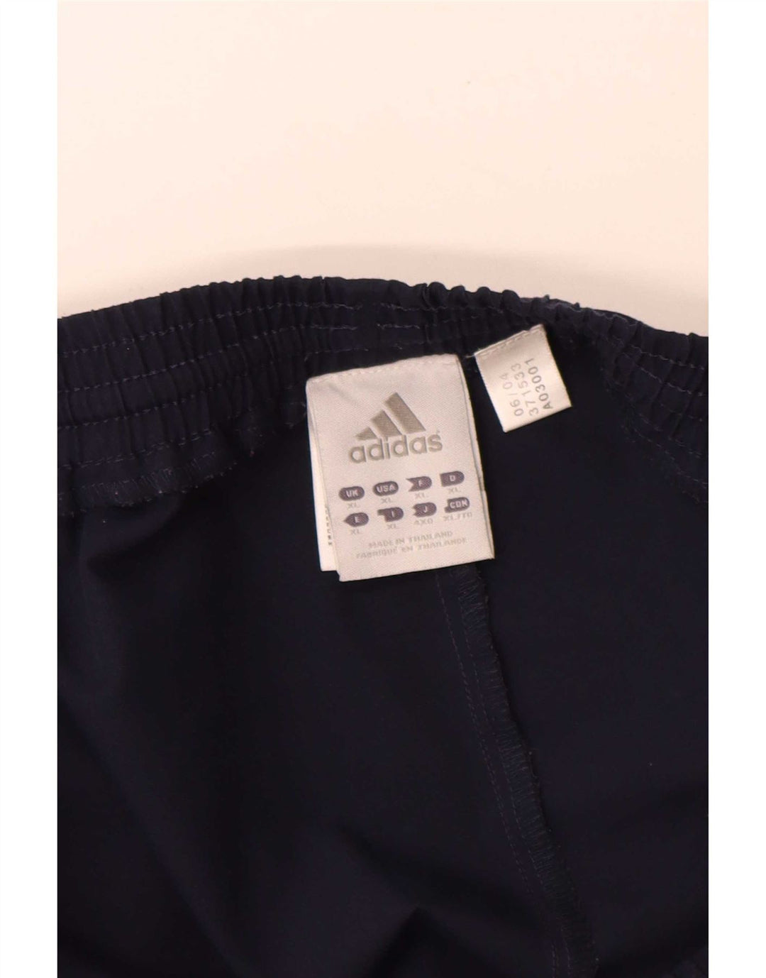 Adidas Mens Tracksuit Trousers Joggers XL Navy Blue Polyester