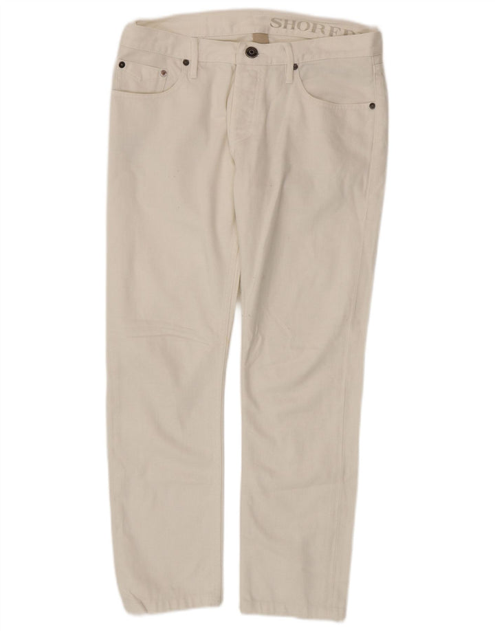 Burberry Mens Slim Jeans W31 L28 White Cotton