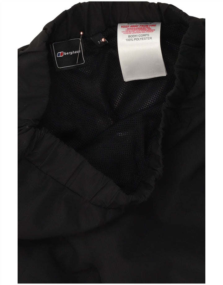 Berghaus Boys Windbreaker Trousers 7-8 Years Black Polyester