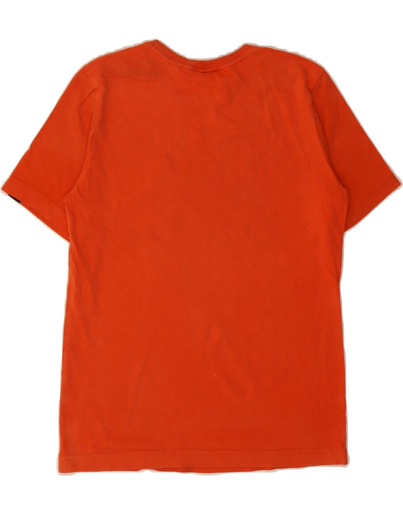 ADIDAS Boys Graphic T-Shirt Top 10-11 Years Orange Cotton Vintage Adidas and Second-Hand Adidas from Messina Hembry 