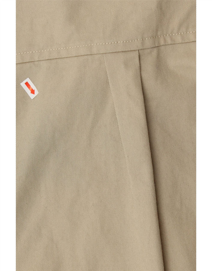 FAT FACE Womens Oversized Shirt UK 10 Small Beige Cotton