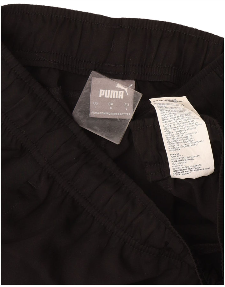Puma Mens Sport Shorts Large  Black Polyester