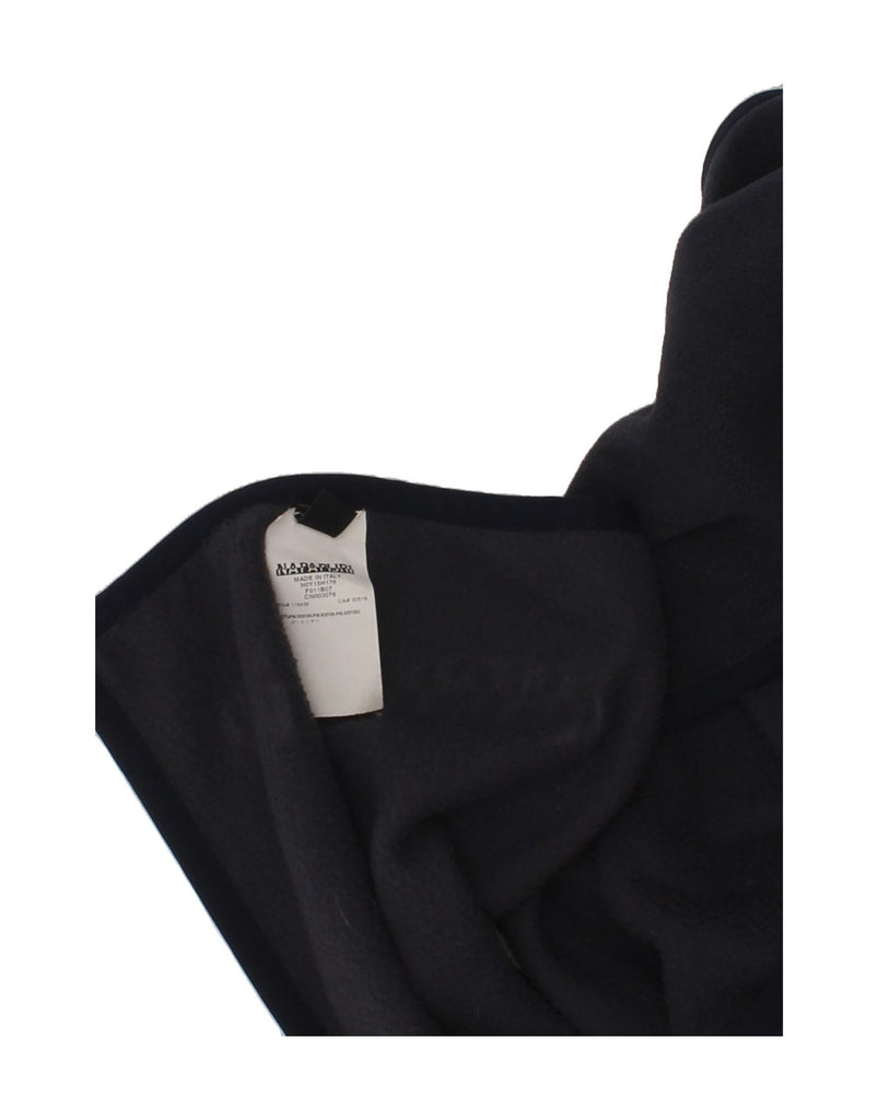 NAPAPIJRI Mens Rectangle Scarf One Size Navy Blue Polyester | Vintage Napapijri | Thrift | Second-Hand Napapijri | Used Clothing | Messina Hembry 