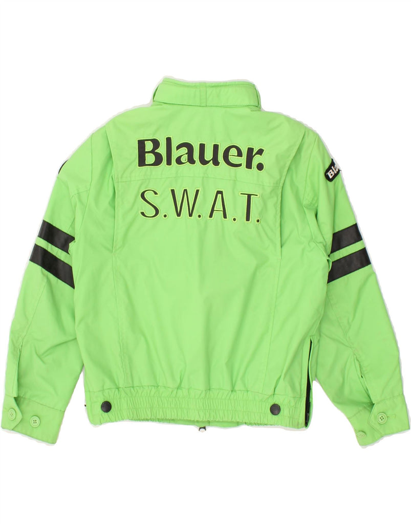 BLAUER Boys Graphic Utility Jacket 5-6 Years Green | Vintage Blauer | Thrift | Second-Hand Blauer | Used Clothing | Messina Hembry 