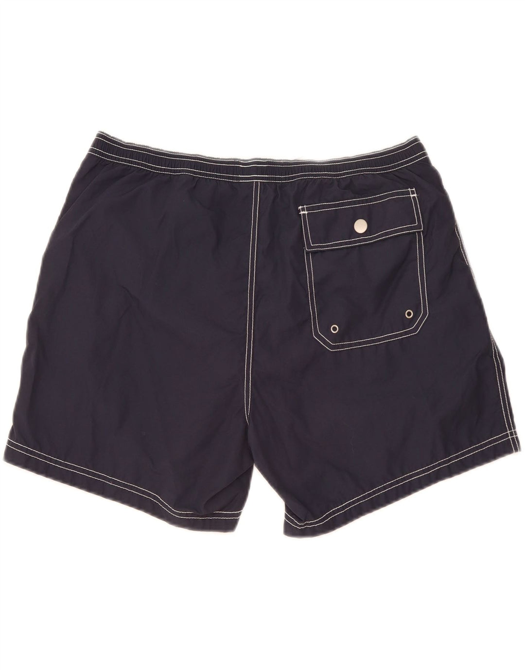 JACK WILLS Mens Swimming Shorts Large  Navy Blue Cotton