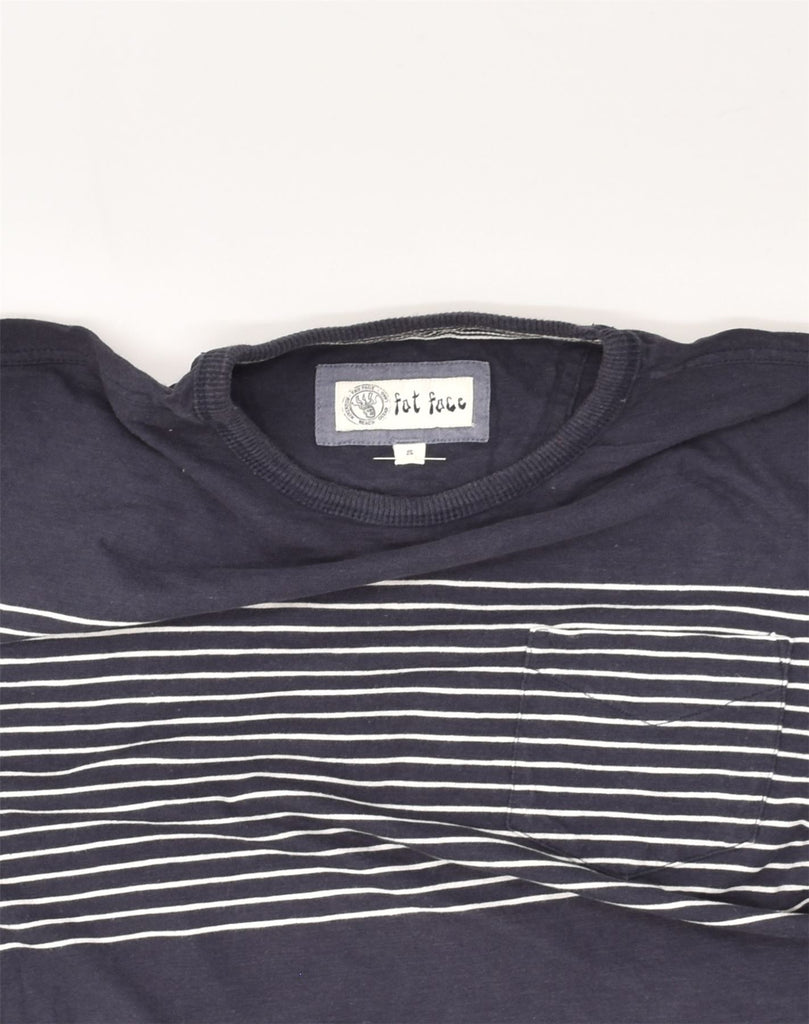 FAT FACE Mens T-Shirt Top Small Navy Blue Striped Cotton | Vintage Fat Face | Thrift | Second-Hand Fat Face | Used Clothing | Messina Hembry 