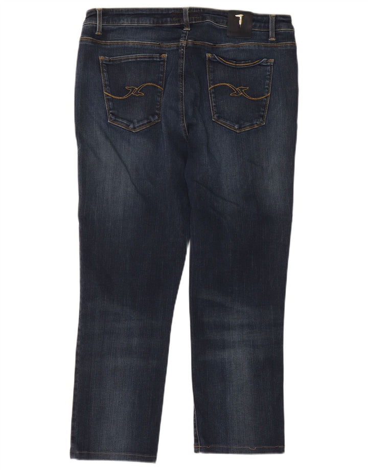 Trussardi Mens Cropped Jeans W36 L24 Blue