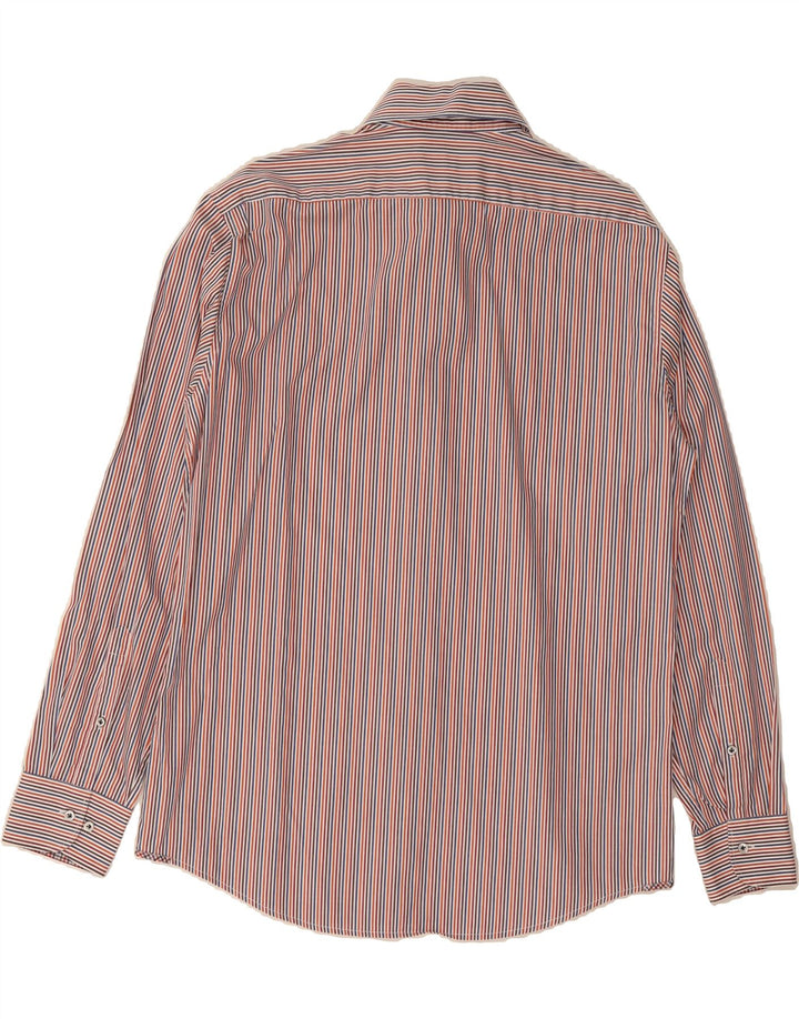 JACQUE BRITT Mens Shirt Size 15 40 Medium Multicoloured Pinstripe Vintage Jacque Britt and Second-Hand Jacque Britt from Messina Hembry 