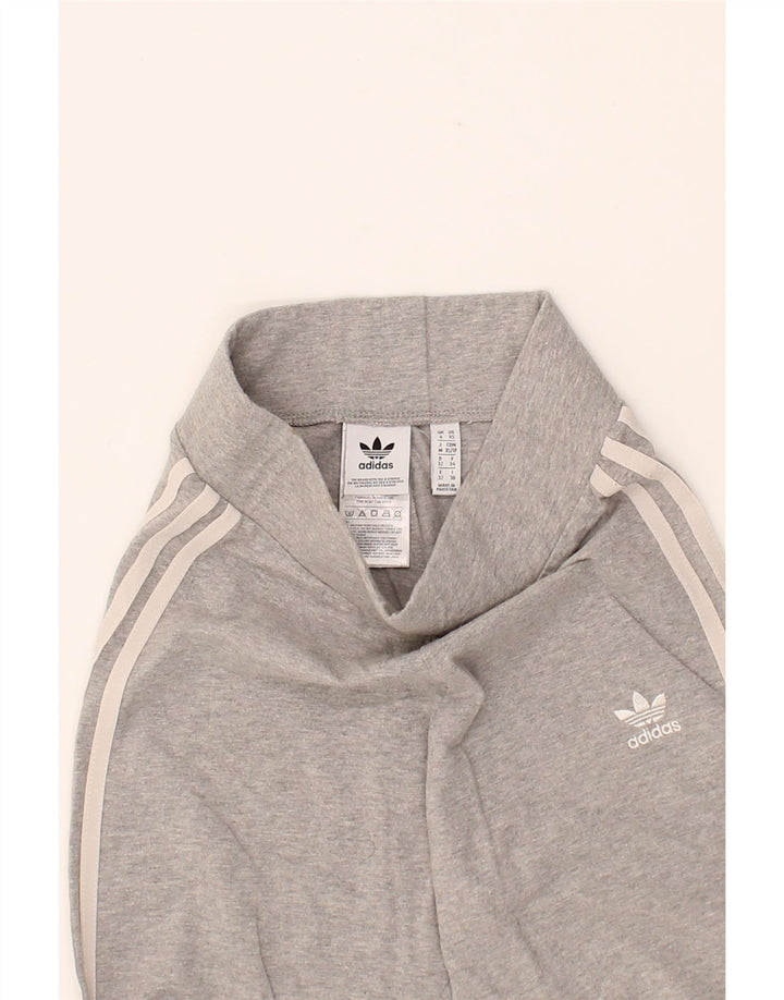 ADIDAS Womens Leggings UK 6 XS Grey Cotton Vintage Adidas and Second-Hand Adidas from Messina Hembry 