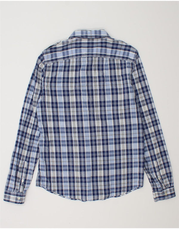 CALVIN KLEIN JEANS Boys Shirt 15-16 Years Large  Blue Check Cotton