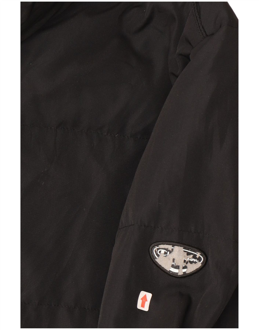 Champion Womens Padded Jacket UK 16 Large Black Polyester
