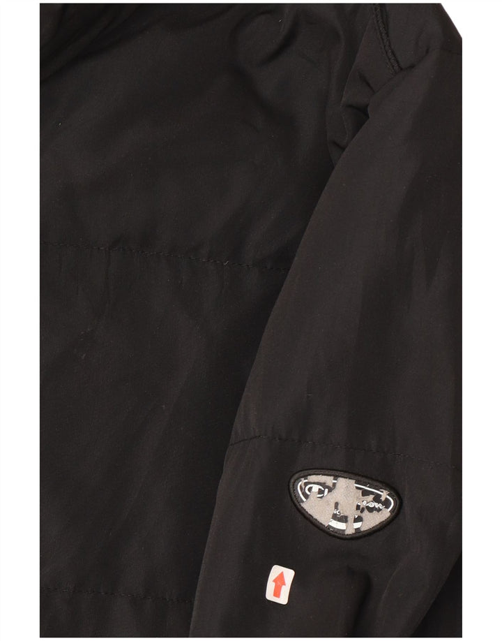 Champion Womens Padded Jacket UK 16 Large Black Polyester