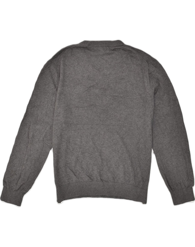 NAUTICA Mens V-Neck Jumper Sweater XL Grey Cotton | Vintage Nautica | Thrift | Second-Hand Nautica | Used Clothing | Messina Hembry 