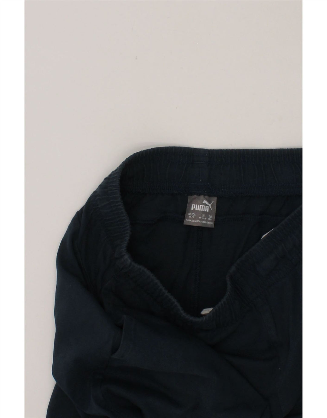 PUMA Boys Graphic Sport Shorts 11-12 Years Medium Navy Blue Cotton Vintage Puma and Second-Hand Puma from Messina Hembry 