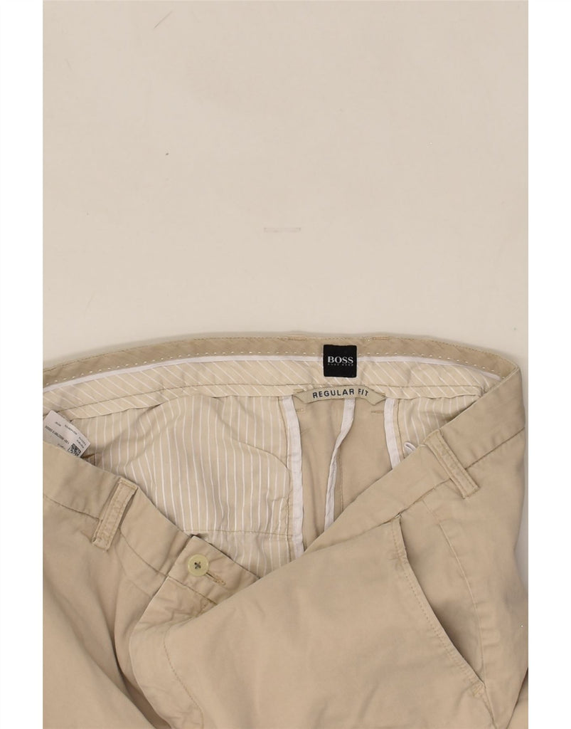 HUGO BOSS Mens Regular Fit Chino Trousers IT 50 Large W35 L34  Beige | Vintage Hugo Boss | Thrift | Second-Hand Hugo Boss | Used Clothing | Messina Hembry 