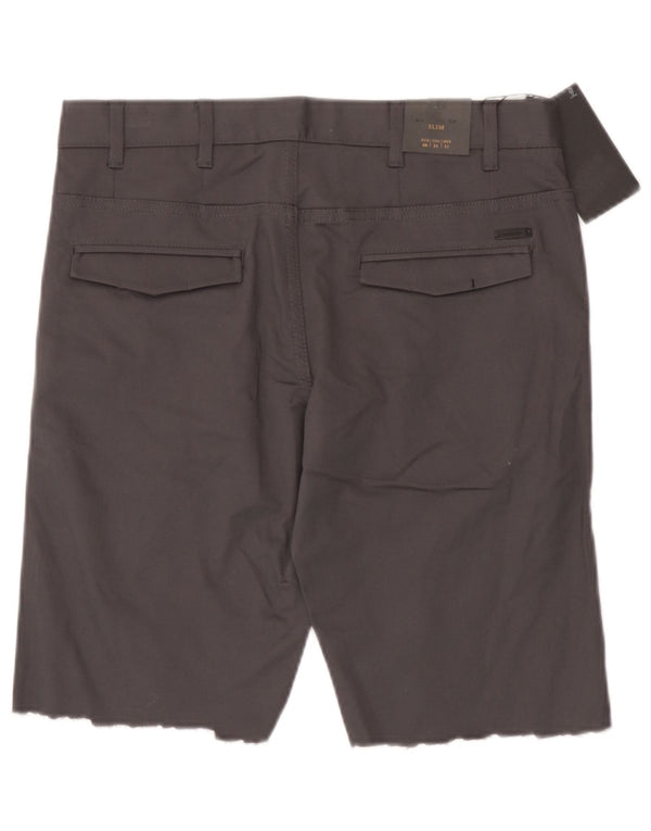 Zara Mens Chino Shorts EU 40 Medium W31  Grey Cotton