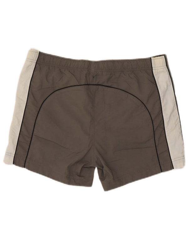 Champion Mens Swimming Shorts Large Grey Colourblock Polyester