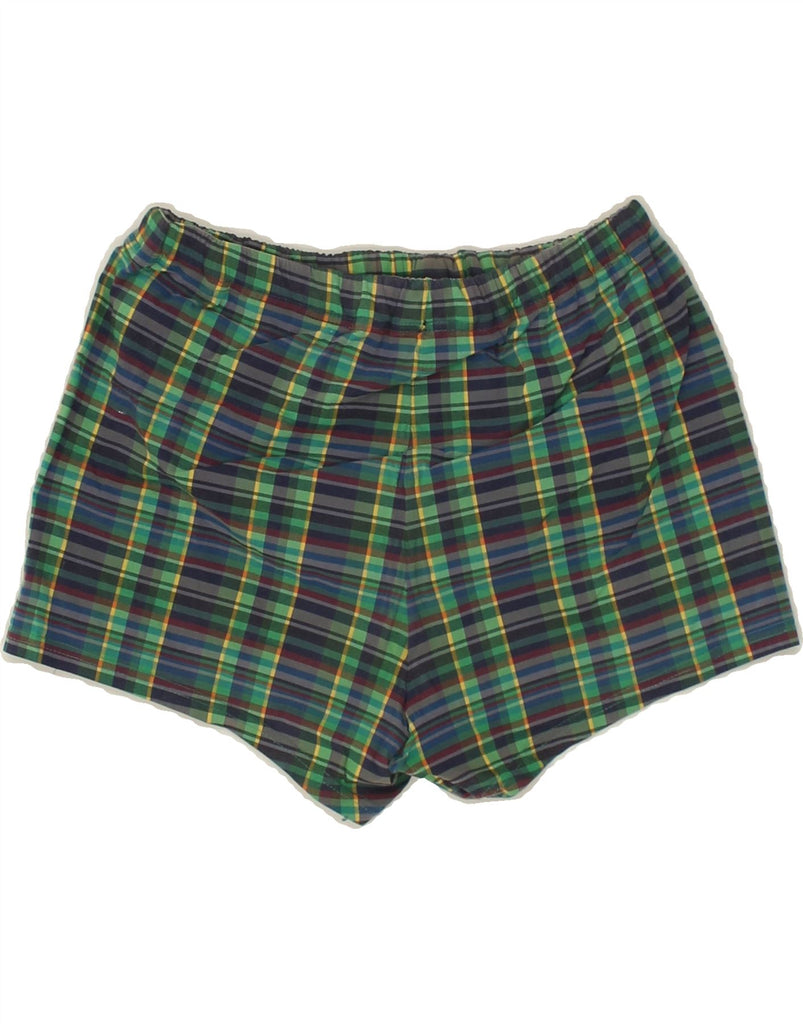 CERRUTI 1881 Boys Swimming Shorts 11-12 Years Green Check | Vintage Cerruti 1881 | Thrift | Second-Hand Cerruti 1881 | Used Clothing | Messina Hembry 