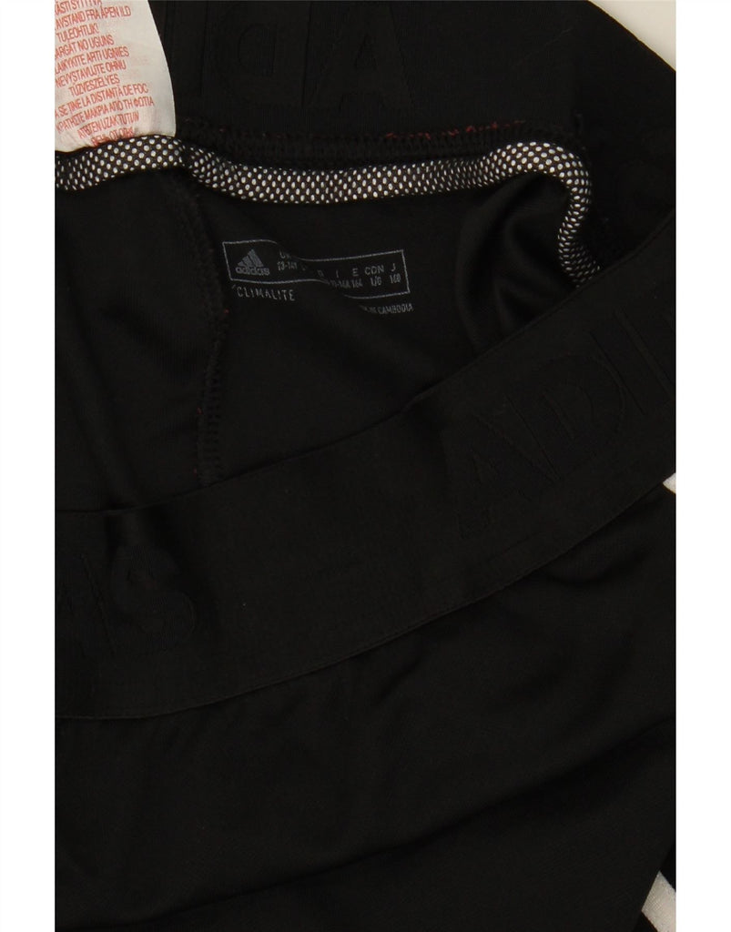 ADIDAS Girls Climalite Graphic Tracksuit Trousers 13-14 Years  Black Vintage Adidas and Second-Hand Adidas from Messina Hembry 