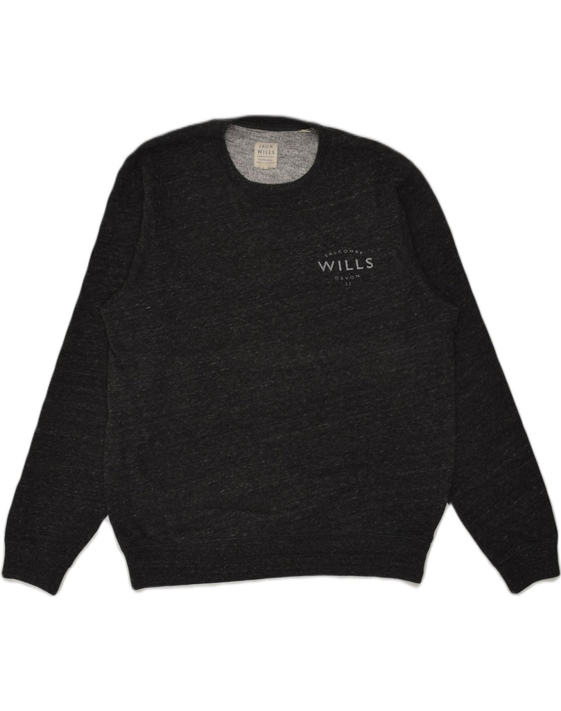 JACK WILLS Mens Sweatshirt Jumper Large Grey Cotton | Vintage Jack Wills | Thrift | Second-Hand Jack Wills | Used Clothing | Messina Hembry 