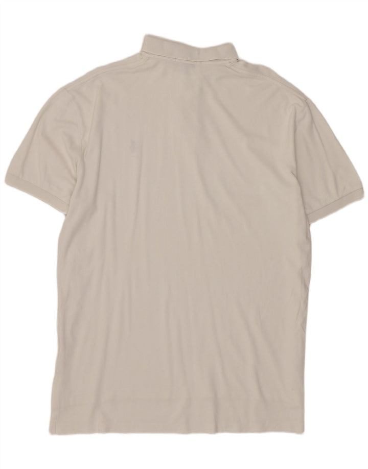 Polo Ralph Lauren Mens Polo Shirt Medium White Cotton