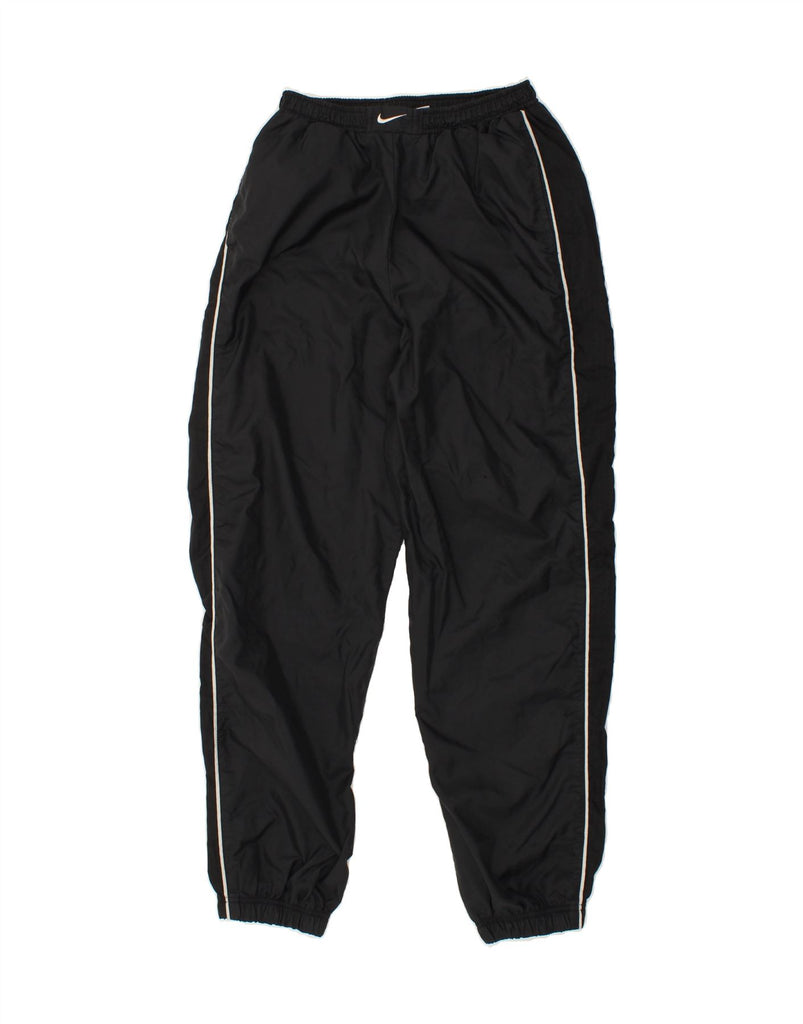 NIKE Womens Tracksuit Trousers Joggers UK 8/10 Medium Black Nylon Vintage Nike and Second-Hand Nike from Messina Hembry 