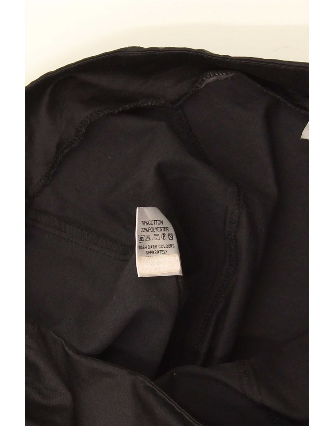 Oasis Womens Crop Strapless Top UK 12 Medium Black Cotton